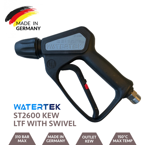 ST2600 Suttner Trigger M22 Male Stainless Steel Swivel Inlet x Kew Outlet